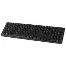 Dacomex 225102 teclado Oficina USB AZERTY Francés Negro - Nuevo