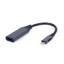 Cablexpert A-USB3C-HDMI-01 câble vidéo et adaptateur 0,15 m USB Type-C Gris