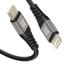 Câble USB C vers iPhone Lightning 2.4A Power Delivery 27W Quick Charge Noir
