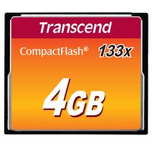 Transcend TS4GCF133 mémoire flash 4 Go CompactFlash MLC