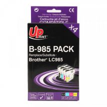 Brother LC-985 compatible PREMIUM pack, 4 cartuchos - Nuevo