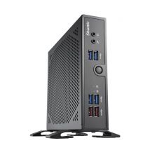 Shuttle XPC slim Barebone DS50U3, Intel i3-1315U, 2x LAN (1x 2,5Gbit ,1x 1Gbit), 1xCOM,1xHDMI,1xDP, 1x VGA, senza ventola, funzionamento 24/7 - Nuovo