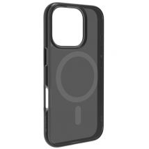 Coque Recyclée MagSafe Antichoc 2 mètres Translucide noire pour iPhone 16 Pro - Origine France Garantie