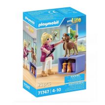 Toiletteuse PLAYMOBIL avec Caniche et Accessoires de Toilettage