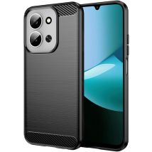 Xiaomi Redmi 15C 4G coque cover style carbone noir