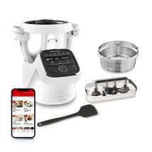 Robot Cuiseur Cuisine Companion XL 4,5L 8-10Pers 12 Prog 5Acc Livre 300 Moulinex