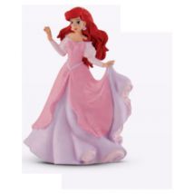 Estatuilla Princesa Ariel con vestido rosa - La Sirenita - Nuevo