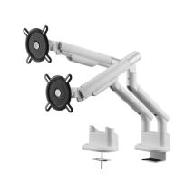 Supporto monitor ONE FOR ALL DM7220 braccio doppio VESA 100 13–35 10 kg Bianco - Nuovo