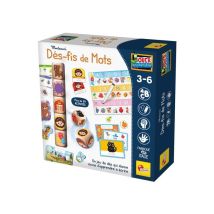 Juego educativo Lisciani Giochi Jugar Aprender Desafío de Palabras Versión española 5 dados de madera - Nuevo