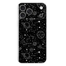 Funda de silicona - Compatible con Apple iPhone 17 Pro Max - diseño galaxy draw - Nuevo