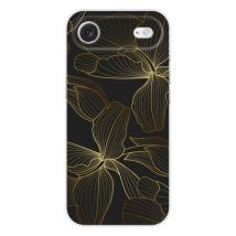 Funda de silicona - Compatible con Apple iPhone 17 Air - diseño golden flowers - Nuevo