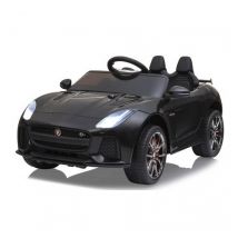 Jaguar F-Type SVR negro 12V coche eléctrico para niños - Nuevo