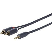 Vivolink PROMJRCA5 câble audio 5 m 3,5mm 2 x RCA Noir