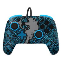 PDP Rematch: Sheikah Shoot Negro, Azul USB Gamepad Analógico/Digital Nintendo Switch, Nintendo Switch Lite, Nintendo Switch OLED - Nuevo
