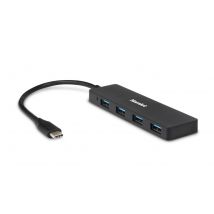 Hamlet XHUB4031TC hub de interfaz USB 3.2 Gen 2 (3.1 Gen 2) Type-C 5000 Mbit/s Negro - Nuevo