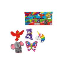 LEXIBOOK - Plastilina blanda y maleable - 8 piezas - Nuevo