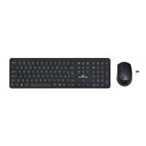 Bluestork - Pack teclado y ratón inalámbricos Negro SLIM - Nuevo