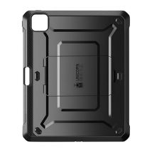 Coque Intégrale pour iPad Pro 13 2024 Antichoc avec Béquille Support Noir