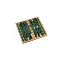 Backgammon de madera plegable - Elegante juego de mesa para todos - Nuevo