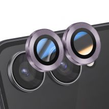 Enkay Protection d'Objectif Caméra pour Galaxy Z Flip 7 Double lentille Violet clair