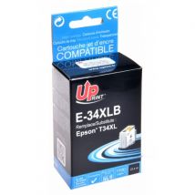 EPSON 34XL compatibile con la cartuccia d'inchiostro UPrint nero - Nuovo