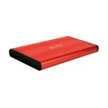 Connectland BE-USB3-2519-RED caja para disco duro externo Carcasa de disco duro/SSD Rojo 2.5 - Nuevo