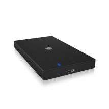 ICY BOX IB-200T-C3 Caja externa para unidad de estado sólido (SSD) Negro 2.5 - Nuevo