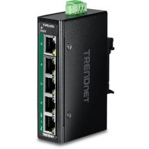 Trendnet TI-PELC50 switch di rete Non gestito Fast Ethernet (10/100) Connessione Ethernet, supporta l'alimentazione tramite questa porta (PoE) Nero - 