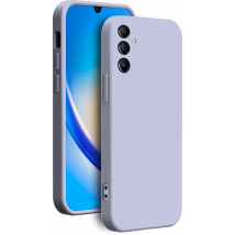 Samsung G A34 5G Funda de silicona + correa de mano a juego Lavanda Bigben - Nuevo