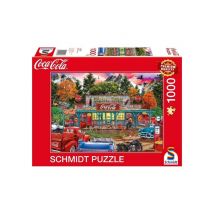 Puzzle Schmidt Spiele SCHM57597 1000 pièces Vintage Coca-Cola Rouge