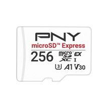Scheda di memoria microSDXC PNY microSD Express 256 GB fino a 890 MB/s in lettura e 750 MB/s in scrittura Nero - Nuovo