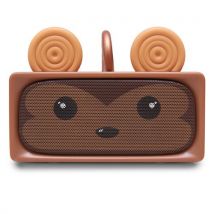 Mob - Adorable Altavoz - Potente Bafle Bluetooth con 3+3W (2 Transductores), Micrófono y Modo Estéreo - Duración de la Batería de 3 a 5 Horas (Mono) -
