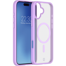 Coque renforcée MagSafe iPhone 16 Plus AIR Frost 3m Rose + Garantie à vie Force Case