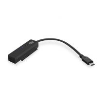 ACT AC1525 cambiador de género para cable USB Type-C SATA 7-pin + 15pin Negro - Nuevo