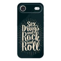 Funda de silicona - Compatible con Apple iPhone 17 Air - diseño sex and rock and roll - Nuevo