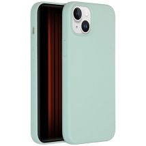 Accezz Coque Liquid Silicone pour iPhone 15 Plus - Sky Blue