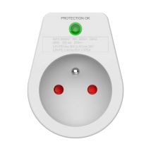 Prise parafoudre 1 sortie Type E – Protection 310J Blanc
