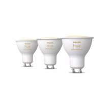 Ampoule GU10 Philips Hue White Ambiance 400 lm Pack de 3 PAR16 Blanc
