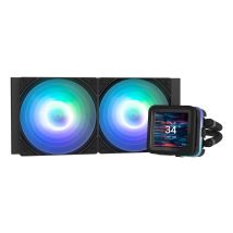 Zalman ALPHA2 DS A24 BLACK système de refroidissement d'ordinateur Processeur Refroidisseur de liquide tout-en-un 12 cm Noir 1 pièce(s)