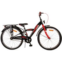 Volare 22502 City Bike Nero, Rosso 24 - Nuovo