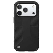 Coque MagSafe pour iPhone 17 Pro Antidérapant Série Presidio2 Grip Noir / Argent