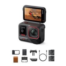 Pacchetto Action Camera Insta360 Ace Pro 2 con stampa flash - Nero - Nuovo