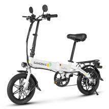 Vélo électrique pour adulte SAMEBIKE YINYU14, vélo électrique pliable de 14 pouces avec écran LCD 350 W 36 V 7,8 Ah