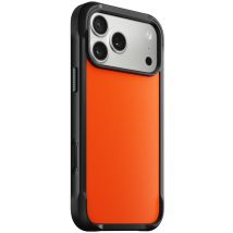 Coque pour iPhone 17 Pro Max MagSafe Cadre Renforcé en TPU Antichocs Noir / Orange