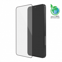 Protection d'écran en verre trempé (60% verre trempé recyclé) pour Samsung Galaxy S24+ 5G, Noir