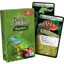 Juego de cartas Nature Challenge: Explora los reptiles del mundo - Nuevo