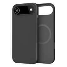 Coque pour iPhone Air MagSafe en Silicone Antichocs Oléophobe Noir