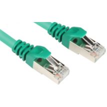 Sharkoon 1.5m Cat.6 S/FTP cable de red Verde 1,5 m Cat6 S/FTP (S-STP) - Nuevo