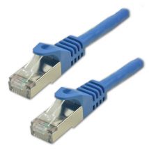 MCL FCC7BMSHF-0.5M/B cable de red Azul 0,5 m Cat7 S/FTP (S-STP) - Nuevo
