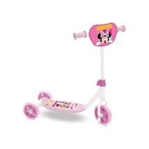 Patinete de 3 ruedas MONDO My First Scooter Minnie con plataforma antideslizante 20 kg Rosa - Nuevo